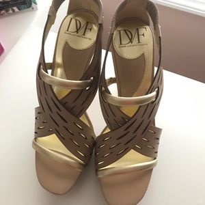 DVF "Isis" heels  brand new in a box & dust bag